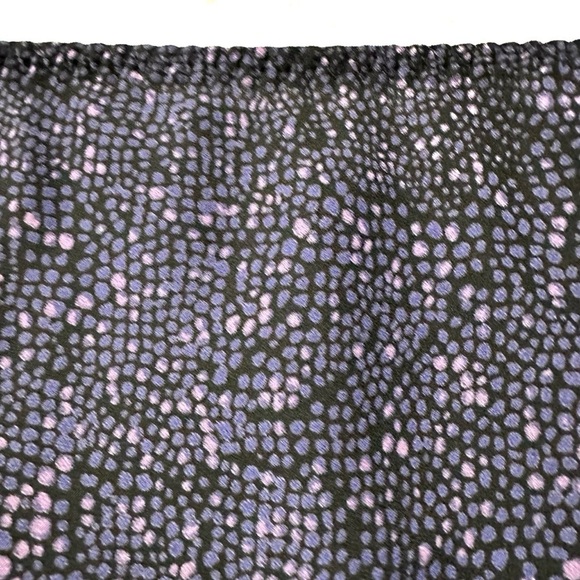 Vintage Y2K Express Purple Polka Dot High-Low Flounce Hem Midi Skirt Size Small - Picture 3 of 11